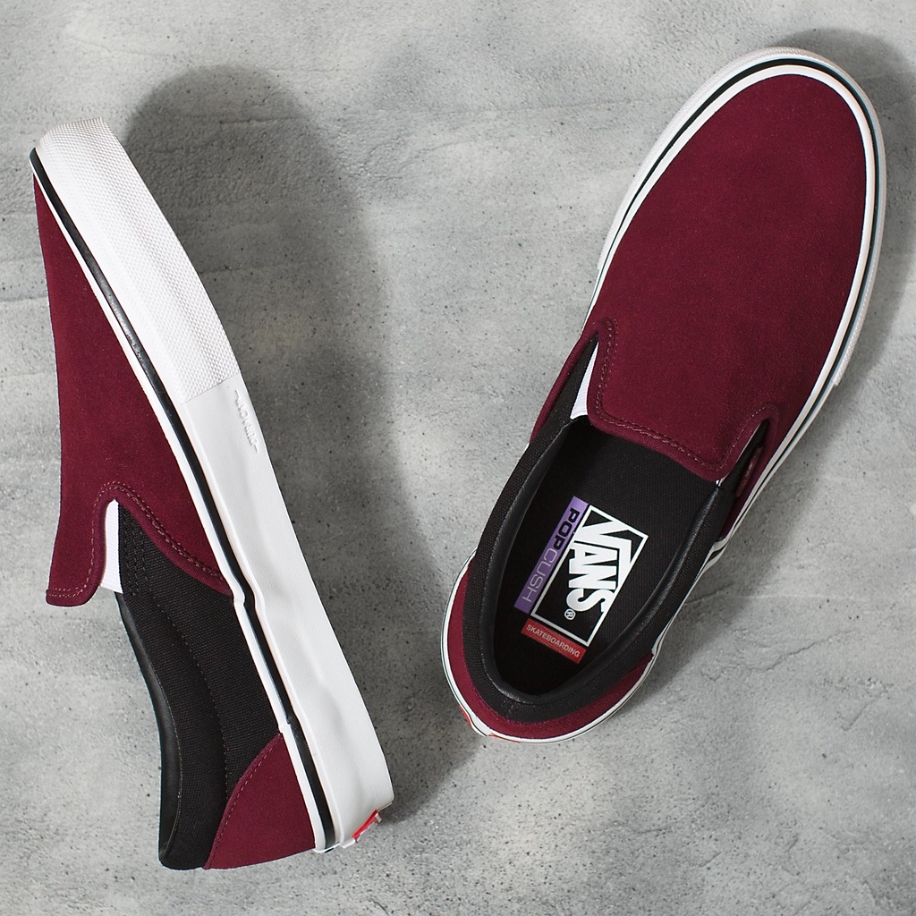 VANS SKATE SLIP ON SHOES PORT BLACK 5 0 Boardshop